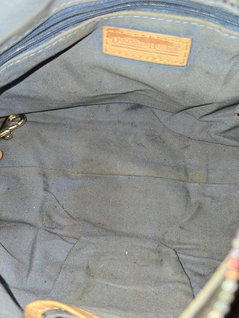 Vintage Dooney & Bourke Candy Leather Shoulder Bag. - Picture 9 of 10